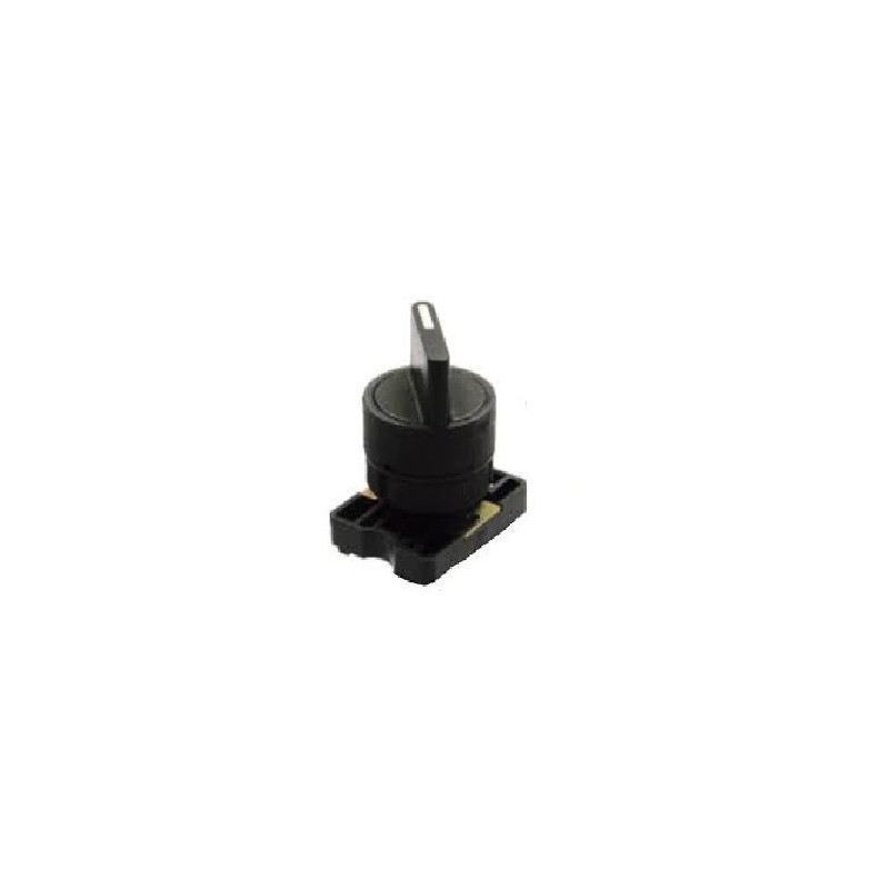 Selector conmutador STECK plástico palanca 0-1 negro