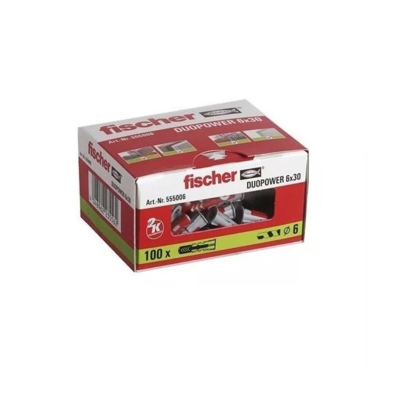 Fischer DuoPower 5 X 25 RH With Round Hook