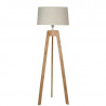 Lámpara de pie CARILUX NORDICA madera para 1 luz E27 clara