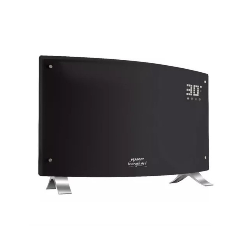 Vitroconvector PEABODY PE-VQD20N vidrio templado 2000w negro