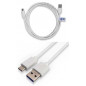 Cable NISUTA usb 3.1 tipo C a usb 3.0 AM 1m