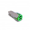 Cargador SOUL para auto Lightning + USB-C carga rápida blanco