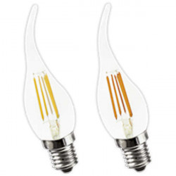 Lámpara led TBCin VINTAGE velita dimerizable E14 4W 3000K luz cálida