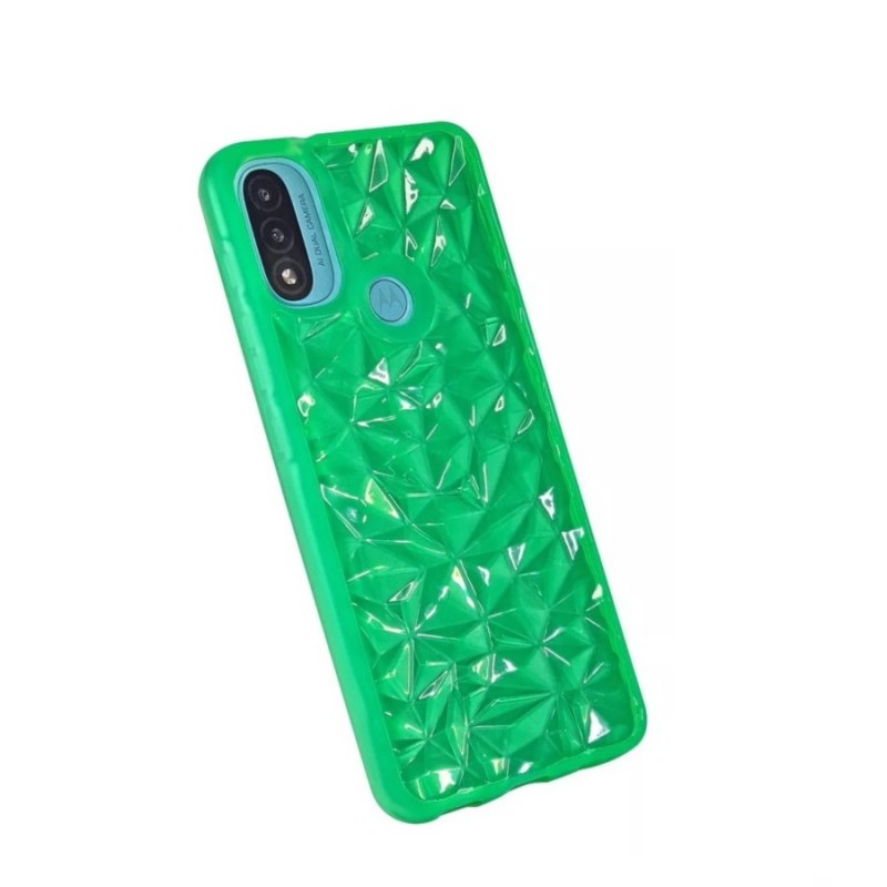 Protector Tpu DIAMOND 3D para motorola E20 colores varios