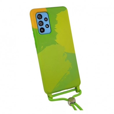 Protector de silicona para SAMSUNG A52 con correa colores varios