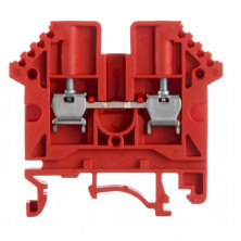 Borne de paso ZOLODA BPN-06-RO poliamida 6mm rojo montaje universal