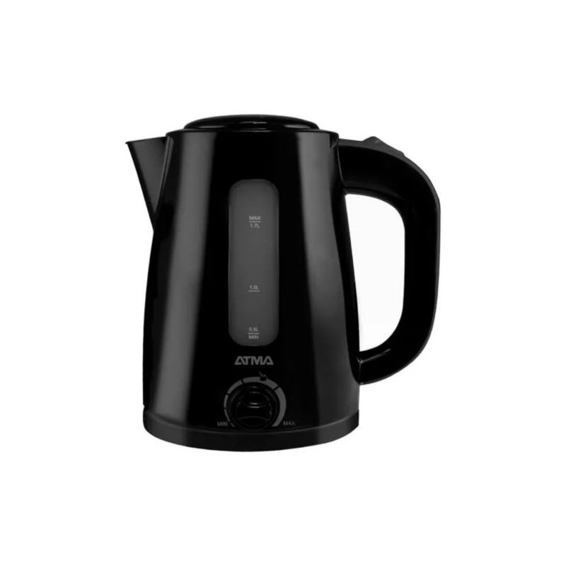 Pava eléctrica ATMA 91PE1821NAP 1,7 litros 2200W negro