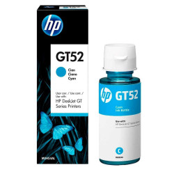 Botellon para HP GT52 original cian para M0H54AL