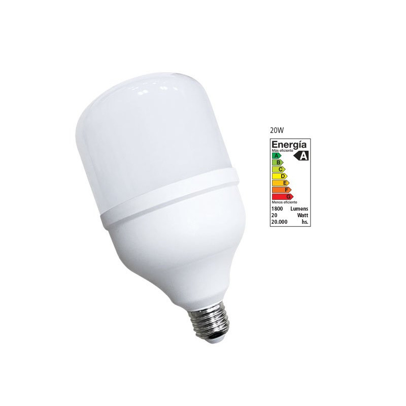 Lámpara led TBCin High Power clp E27 20w luz fría