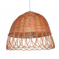 Campana de mimbre CARILUX A41 ondas 40x30cm color natural