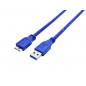 Cable USB NISUTA 3.0 AM a micro USB B 3.0 1.8m para discos externos