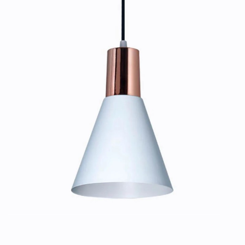 Colgante SAN JUSTO OSTENDE para 1 luz E27 con pantalla metálica Colgante SAN JUSTO OSTENDE para 1 luz E27 con pantalla metálica