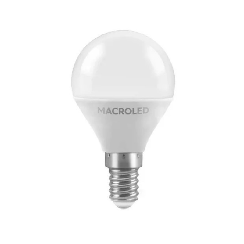 Lámpara led MACROLED gota E14 6W 540lm 220V 3000K luz cálida Lámpara led MACROLED gota E14 6W 540lm 220V 3000K luz cálida