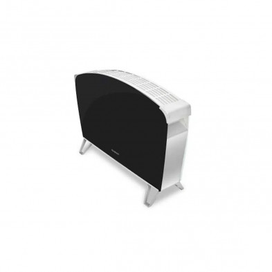 Vitroconvector Estufa PEABODY PE-BVC15N Doble Placa De Vidrio Templado 1500w Negro