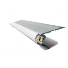 Perfil de aluminio ATRIM LUMIERE led Maxi Nariz de Escalon 2.5m