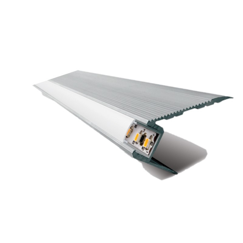 Perfil de aluminio para led ATRIM LUMIERE Maxi Nariz de escalón 2.5m