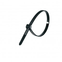 Precinto TACSA Negro 180 x 4.8mm Soportan 18kg de Tensión