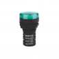 Ojo de buey CHINT ND16-22DS 22mm led res 24V corto verde