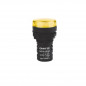 Ojo de buey CHINT ND16-22DS 22mm Led cap 230V corto amarillo IP20