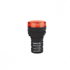 Ojo de buey CHINT ND16-22DS 22mm led cap 230V corto rojo IP20