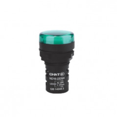 Ojo de buey CHINT ND16-22DS 22mm led cap 230V corto verde IP20
