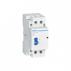 Contactor CHINT NU6II Riel DIN Modular 25A 2NA Bobina 220-240VCA