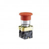 Pulsador de emergencia CHINT NP2- BS544 tipo hongo 40mm 2NC rojo
