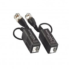 Balun de video pasivo BNC a Bornera NQ201-VHD Kit x2