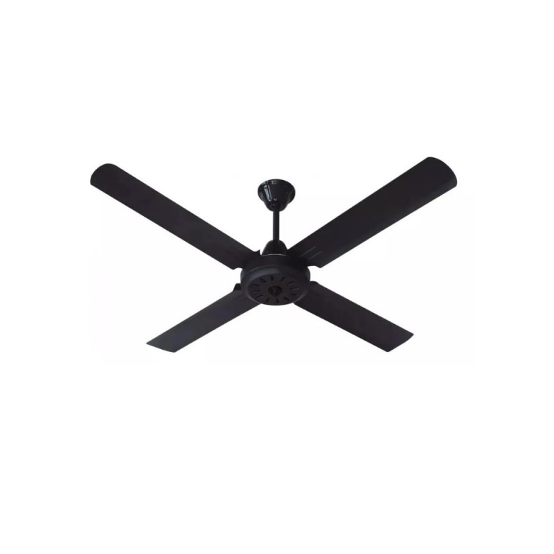 Ventilador de techo EVEREST EV-050 47'' 4 paletas metálicas negro Ventilador de techo EVEREST EV-050 47'' 4 paletas metálicas negro
