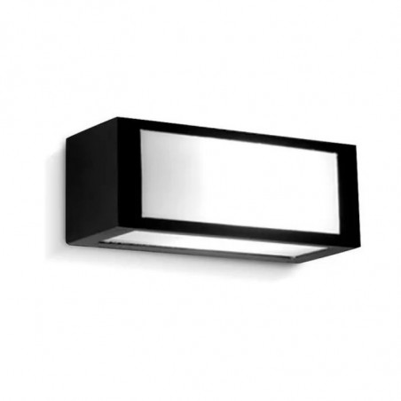 Aplique FW 2550/A de pared con visor acrílico e27 negro
