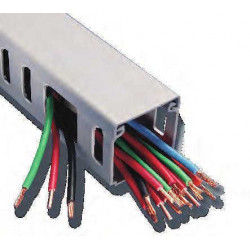 Cablecanal Ranurado DEXSON Gris 25x60 2m