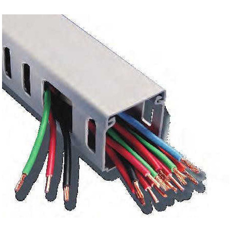 Cablecanal Ranurado DEXSON Gris 25x60 2m