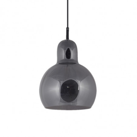 Colgante MARKAS THAIS vidrio fumé 1 luz 18cm e27