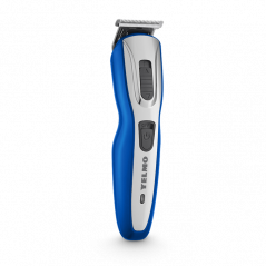 Kit cortador YELMO de barba y cabello profesional inalámbrica azul