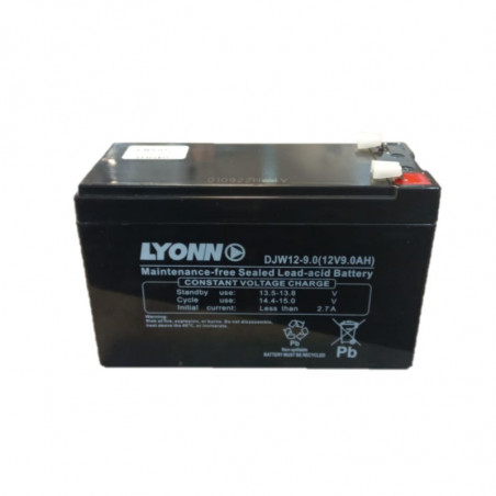 Bateria LYONN de 12v 9ah gel