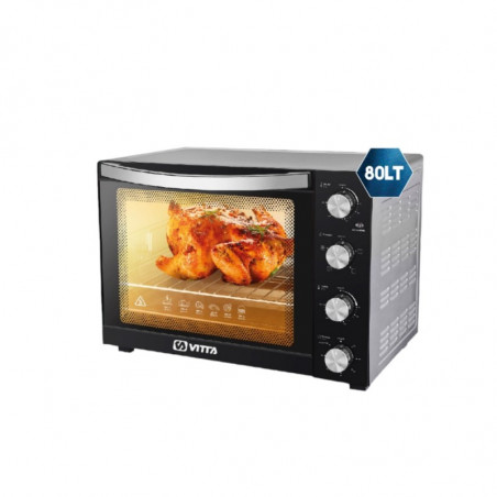 Horno eléctrico VITTA VT-EO8003-SN 80l 1900w