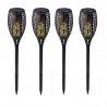 Antorcha led efecto llama 12.5cm TBCin energía solar batería 3.7v 2200mah 100cm