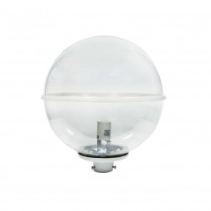 Farola esferica CENTILUX antivandalico para 1 luz E27 polietileno