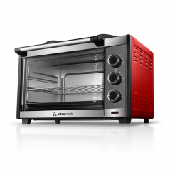 Horno eléctrico ULTRACOMB UC-45ACN doble anafe 45 litros 1600w rojo