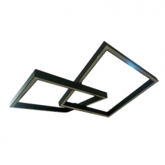 Colgante led INDULAR LEGO LINKED 60w 4400 lm 4000k luz neutra negro