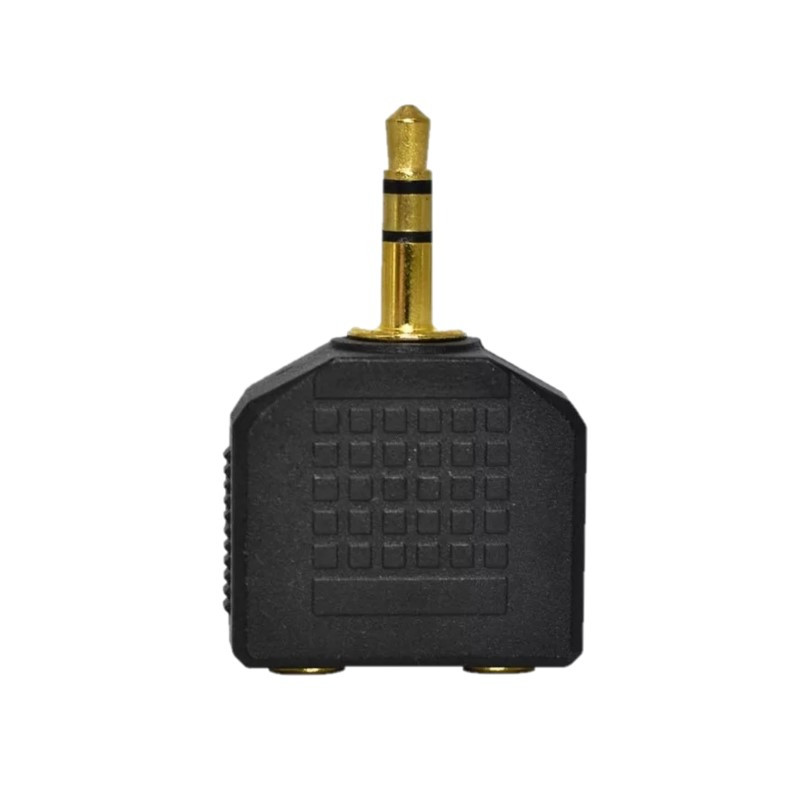 Adaptador NISUTA stereo 3.5M a 2 stereo 3.5H Adaptador NISUTA stereo 3.5M a 2 stereo 3.5H