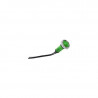 Ojo de buey TEA SPO-10 con neon 220v para panel 10 mm verde con chicot