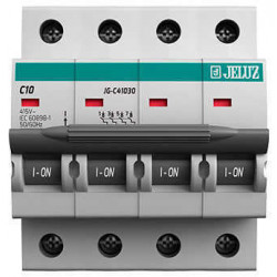 Térmica tetrapolar JELUZ 10A 3KA curva c