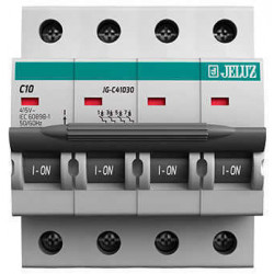 Térmica tetrapolar JELUZ 10A 4,5kA curva c