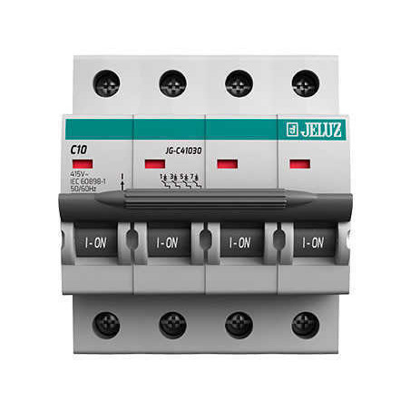 Térmica tetrapolar JELUZ 10A 4,5kA curva c