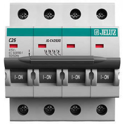 Térmica tetrapolar JELUZ 25A 4,5kA curva c