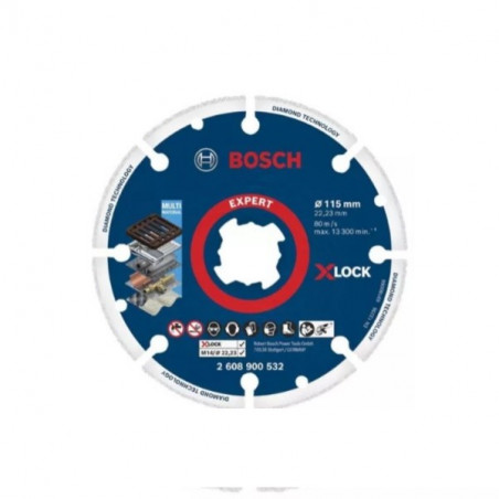 Disco Diamantado BOSH X-LOCK 115mm