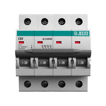 Térmica tetrapolar JELUZ 50A 4,5kA curva c