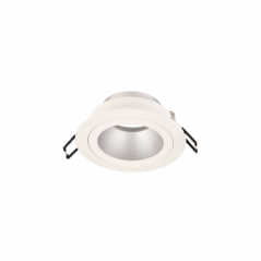 Spot embutido circular MACROLED fijo antideslumbrante GU10 blanco