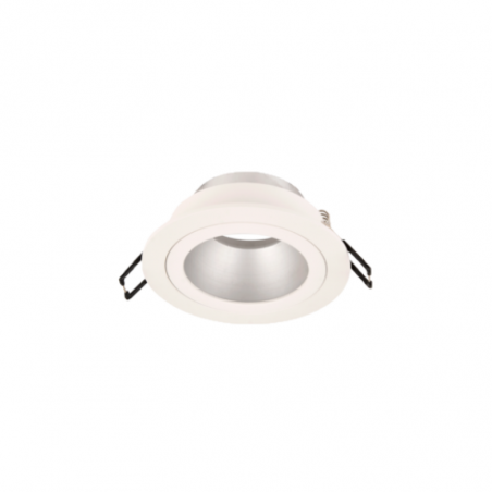 Spot embutido circular MACROLED fijo antideslumbrante GU10 blanco